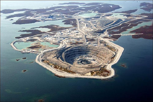 Diavik diamond mine ,Canada